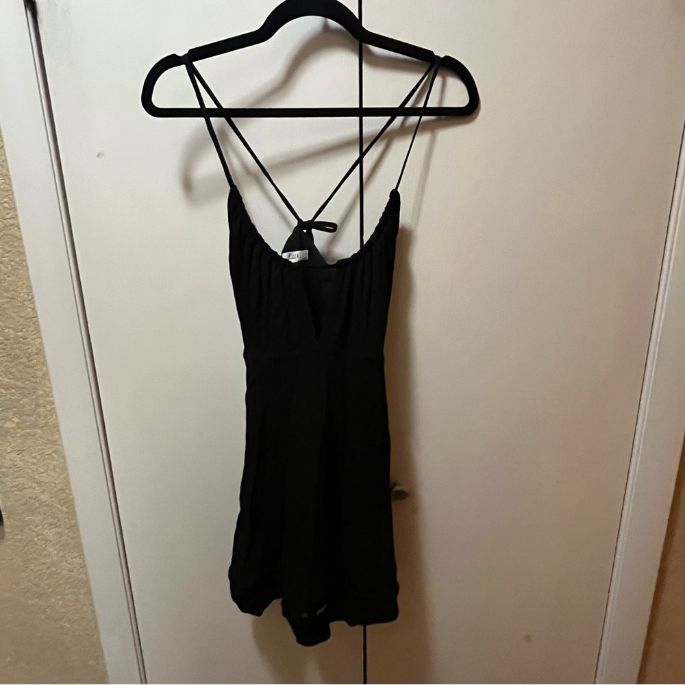 Lucca Couture Adjustable Strappy Dress Black Dress